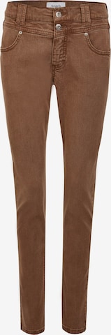 Angels Skinny Jeans in Bruin: voorkant