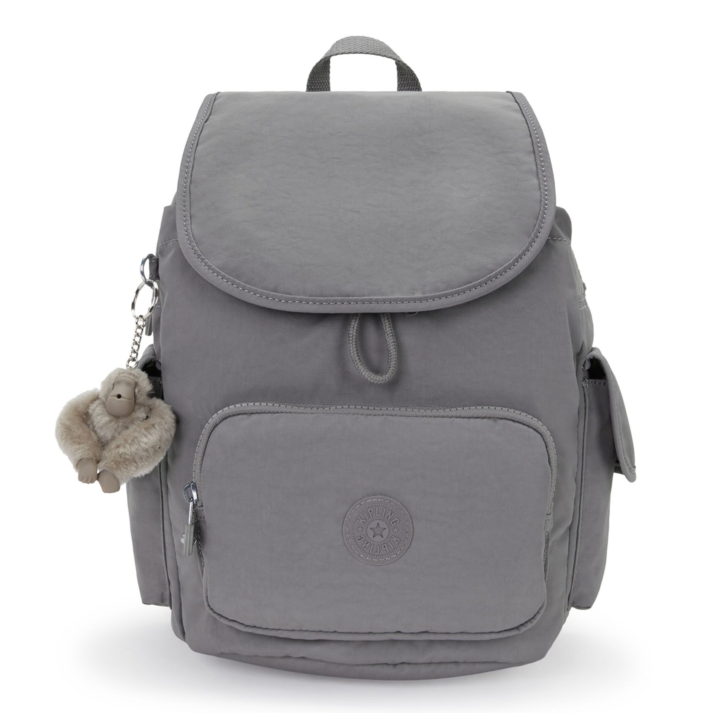 Zaino di KIPLING in grigio: frontale