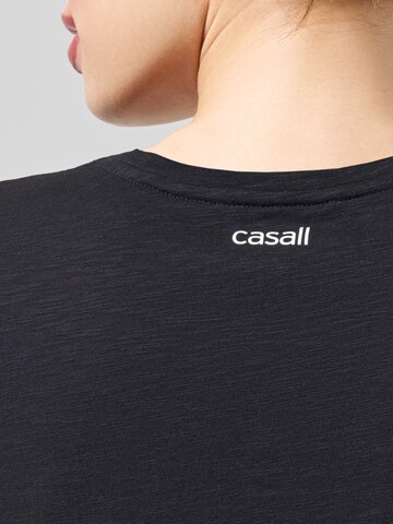 Casall Sports Top 'Soft Texture Tee' in Black