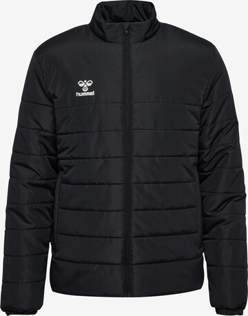 Veste de sport 'ESSENTIAL' Hummel en noir : devant