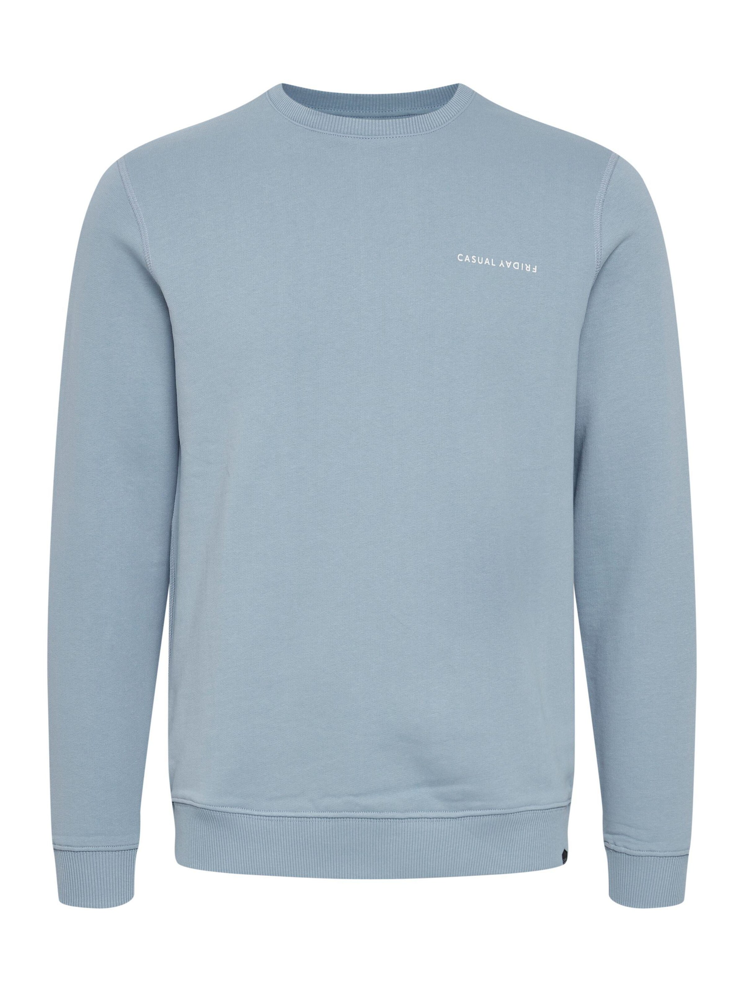 Casual Friday Sweatshirt 'CFSeverin' in Blauw: voorkant
