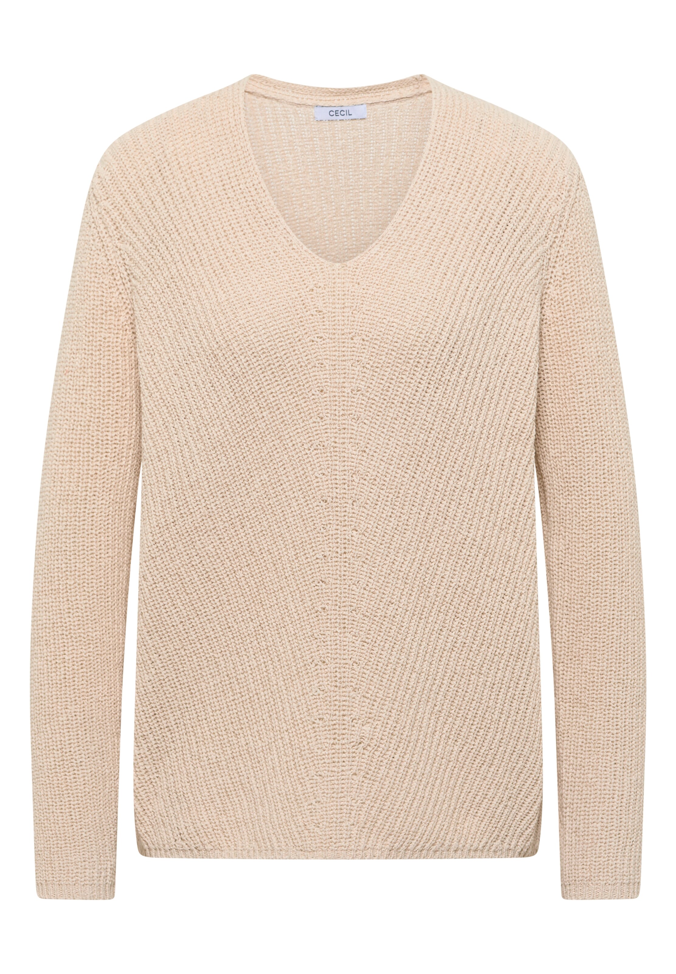 CECIL Pullover in Beige: Vorderseite