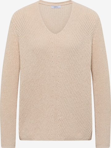 CECIL Pullover in Beige: Vorderseite