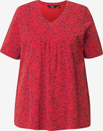 Ulla Popken Shirt in Red: front