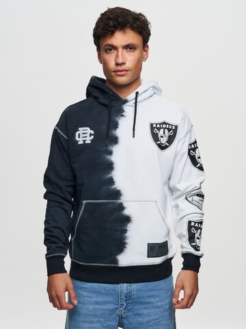 Felpa 'NFL Raiders Ink' di Recovered in nero: frontale