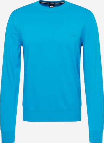 BOSS Black - Pullover 'Pacas' em azul: frente