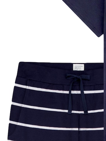 SCHIESSER Pajama 'Mix & Relax' in Blue