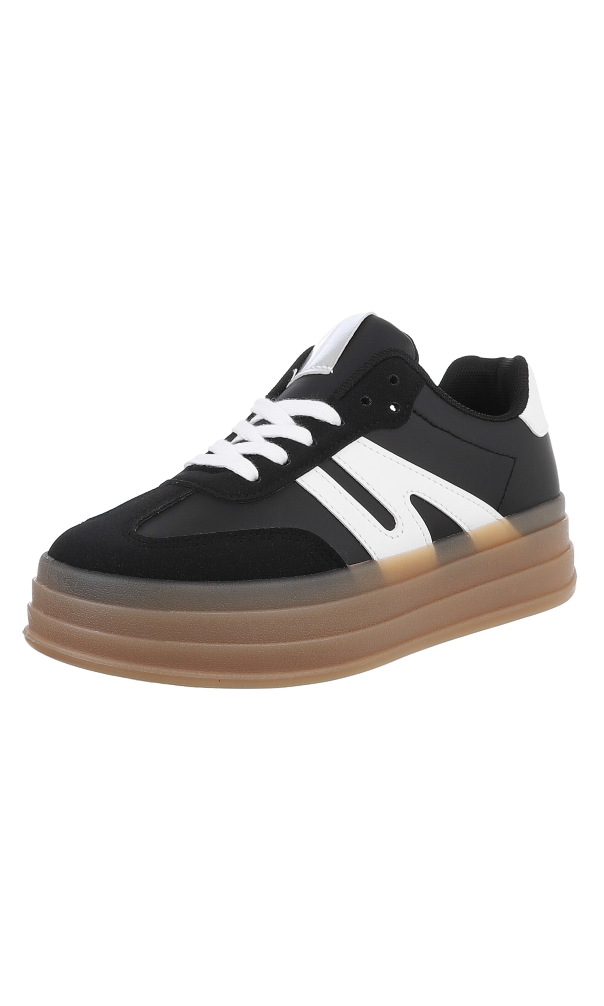 Ital-Design Sneakers in Black / White, Item view