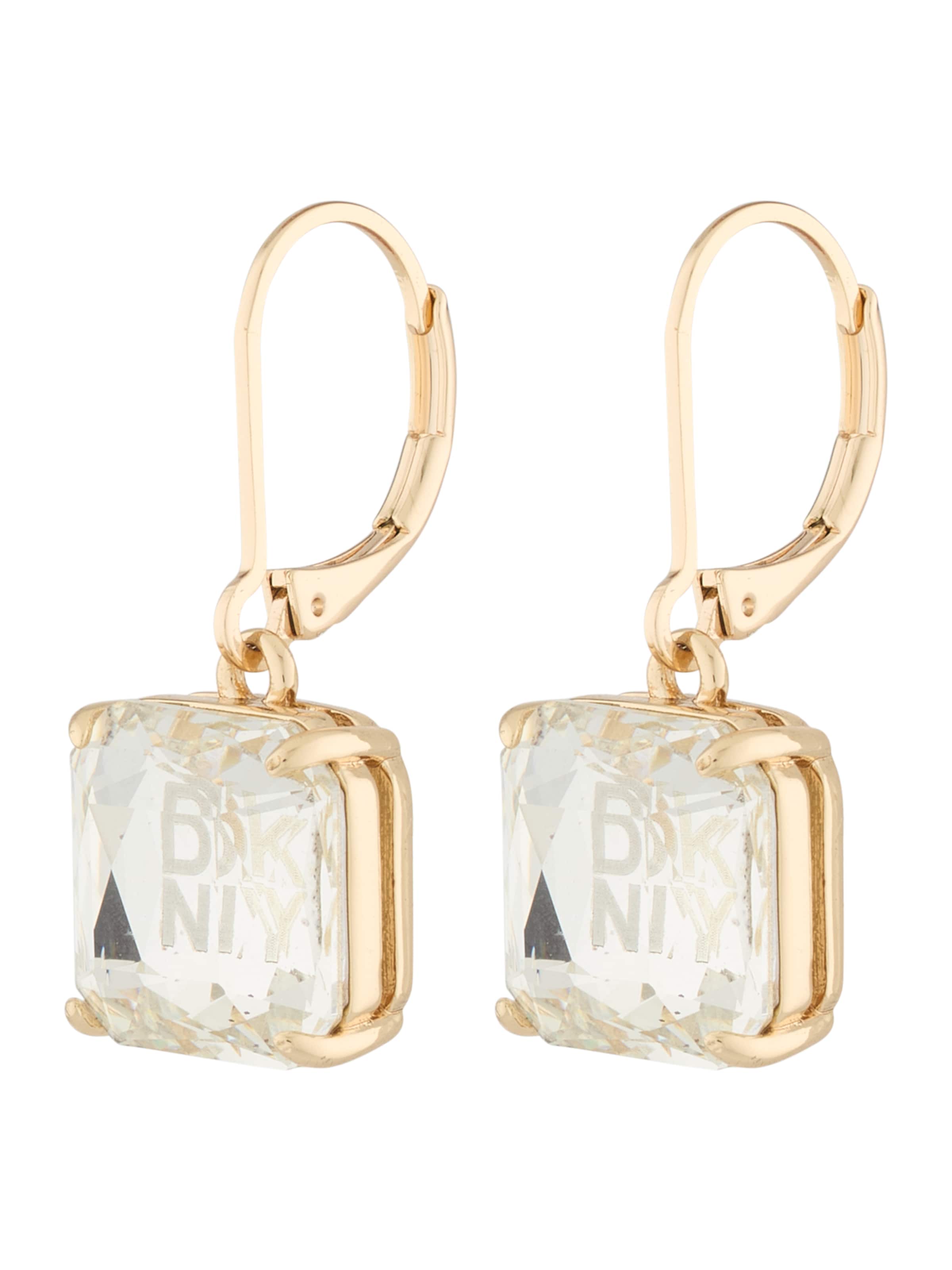 DKNY Обеци в злато: отпред