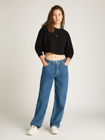 Calvin Klein Jeans Μπλούζα φούτερ σε μαύρο