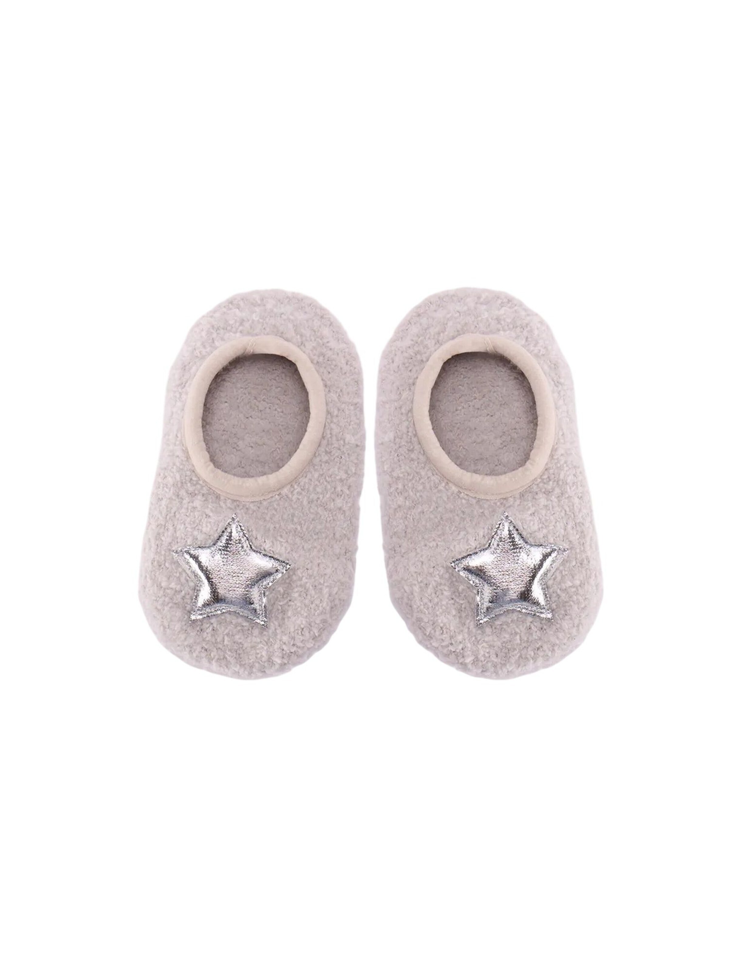 PentiČarape 'PENTI Mädchen Stars Hüttensocken' - siva boja: prednji dio
