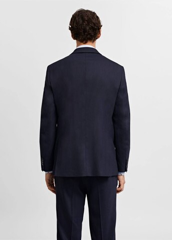 MANGO MAN Slim fit Suit Jacket 'Breda' in Blue