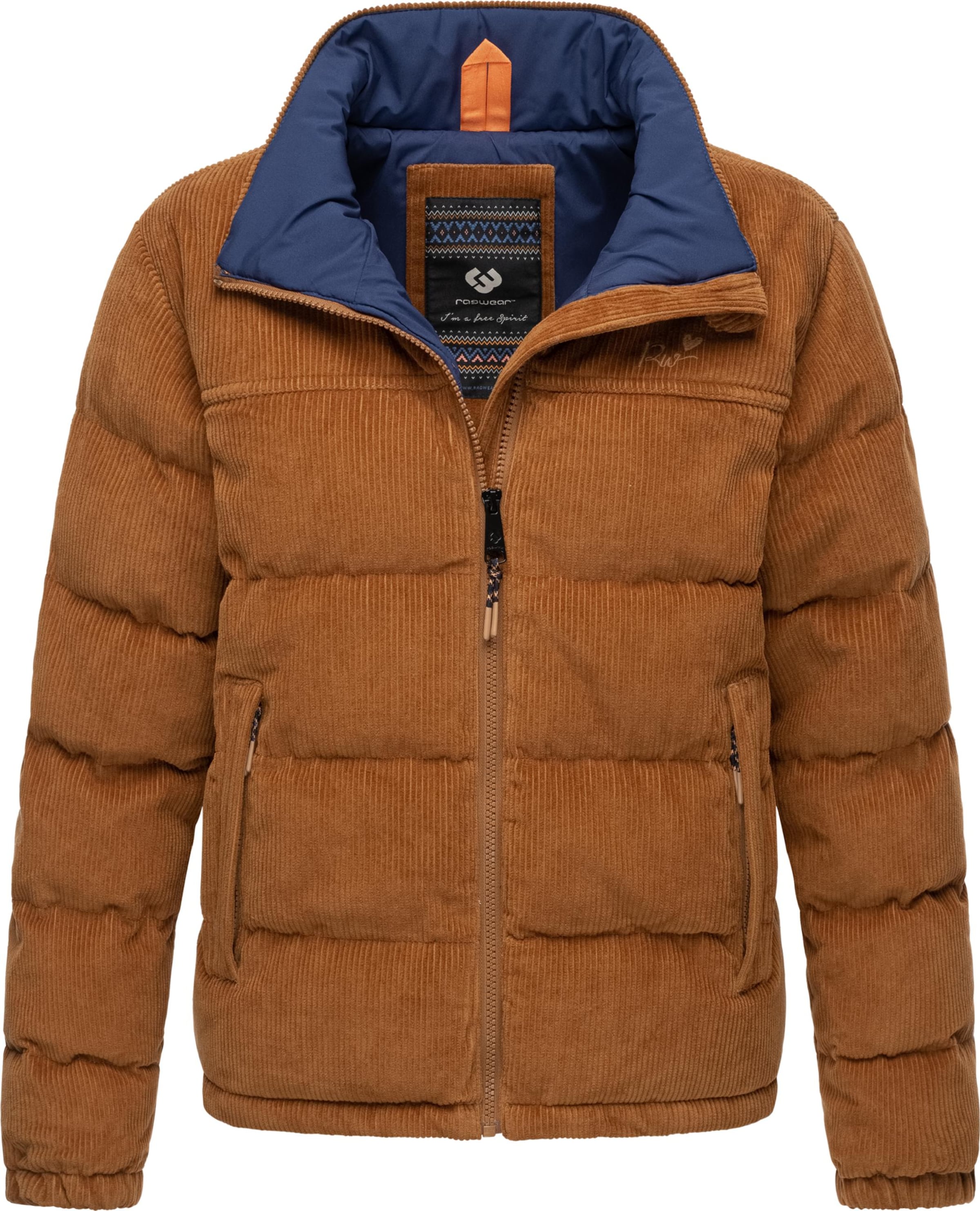 Ragwear Демисезонная куртка 'Uxia' в Коричневый: спереди