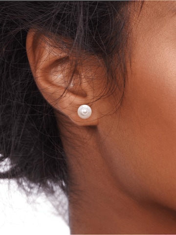 ARS-ARGENTI Ohrringe 'SHOPPING PEARLS'‌‌‌‌‌‌‌‌‌ in Weiß