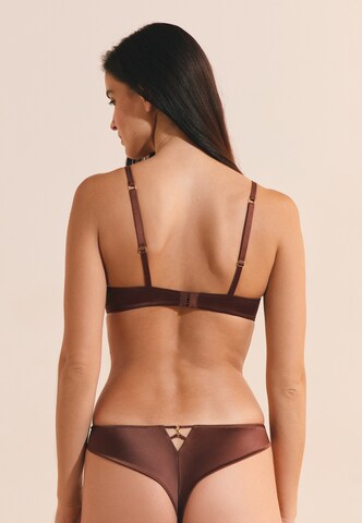 Push-up Reggiseno 'Envolee' di ETAM in marrone