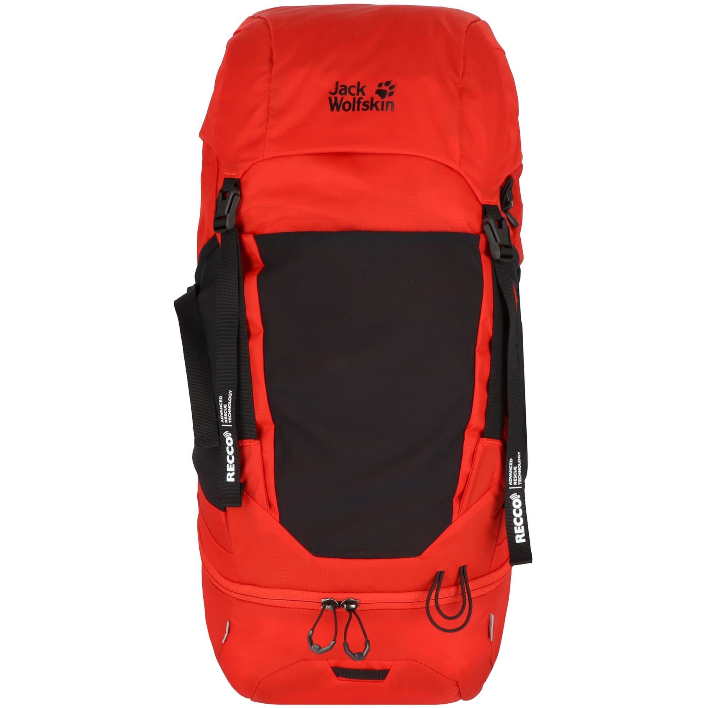 Zaino sportivo 'Wolftrail' di JACK WOLFSKIN in rosso: frontale