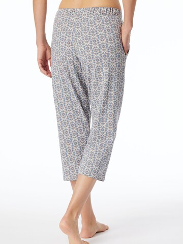 SCHIESSER Pyjamabroek in Blauw