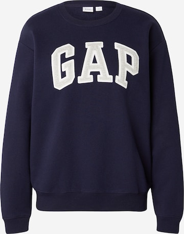Gap Tall Mikina 'HERITAGE' – modrá: přední strana
