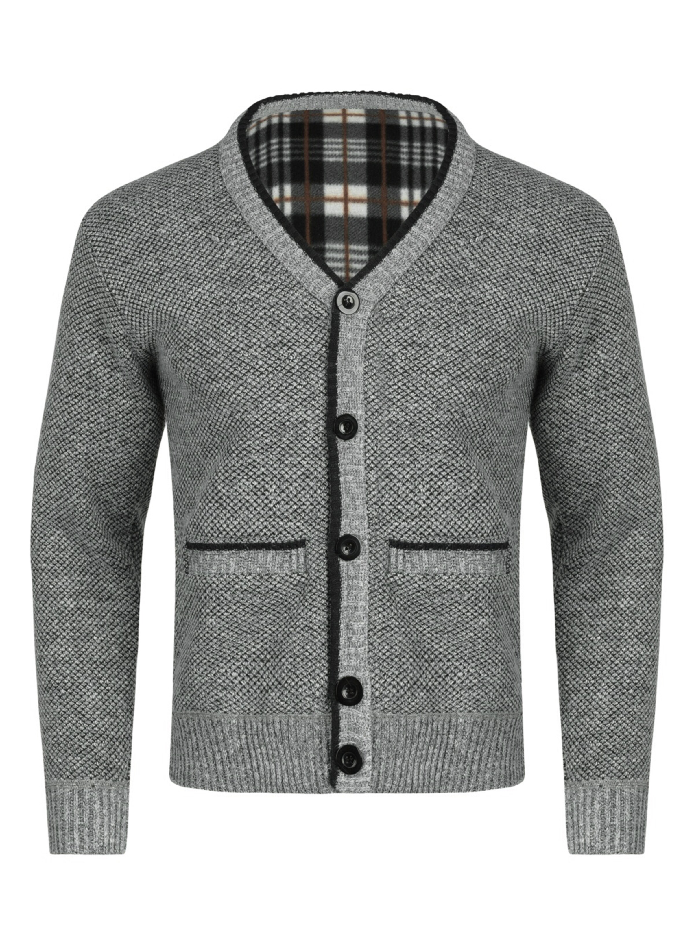 Youthup Knit Cardigan in Light grey, Item view