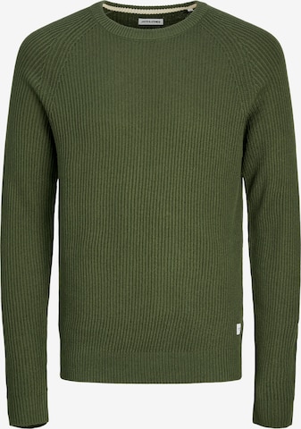 JACK & JONES Pullover 'JJPannel' in Grün: Vorderseite