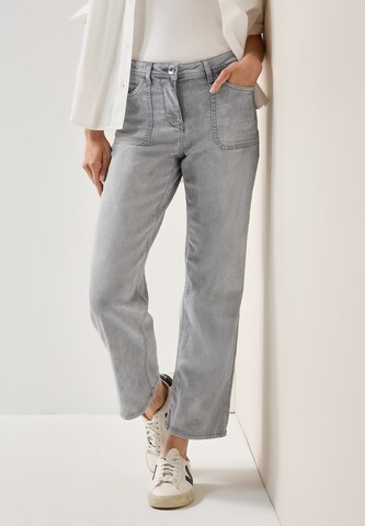 CECIL Loose fit Jeans in Grey: front