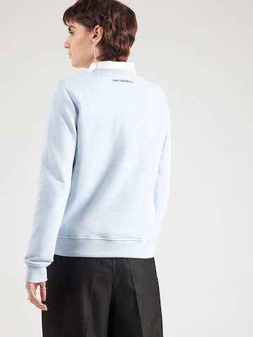 Sweat-shirt 'Ikon' Karl Lagerfeld en bleu