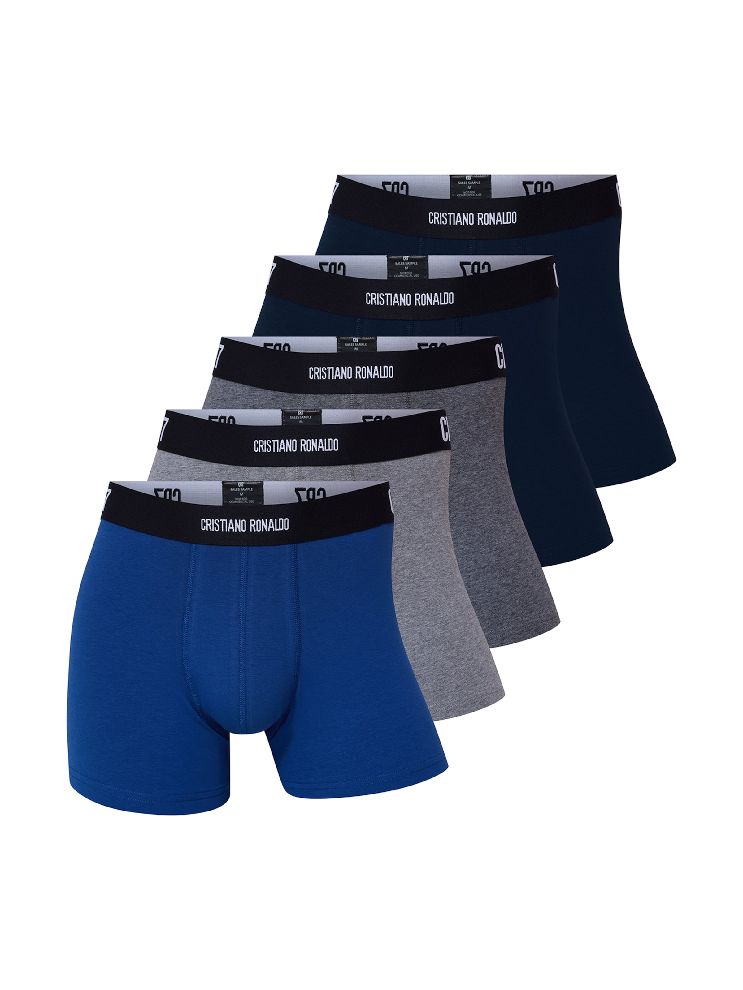 Boxers CR7 - Cristiano Ronaldo en bleu : devant