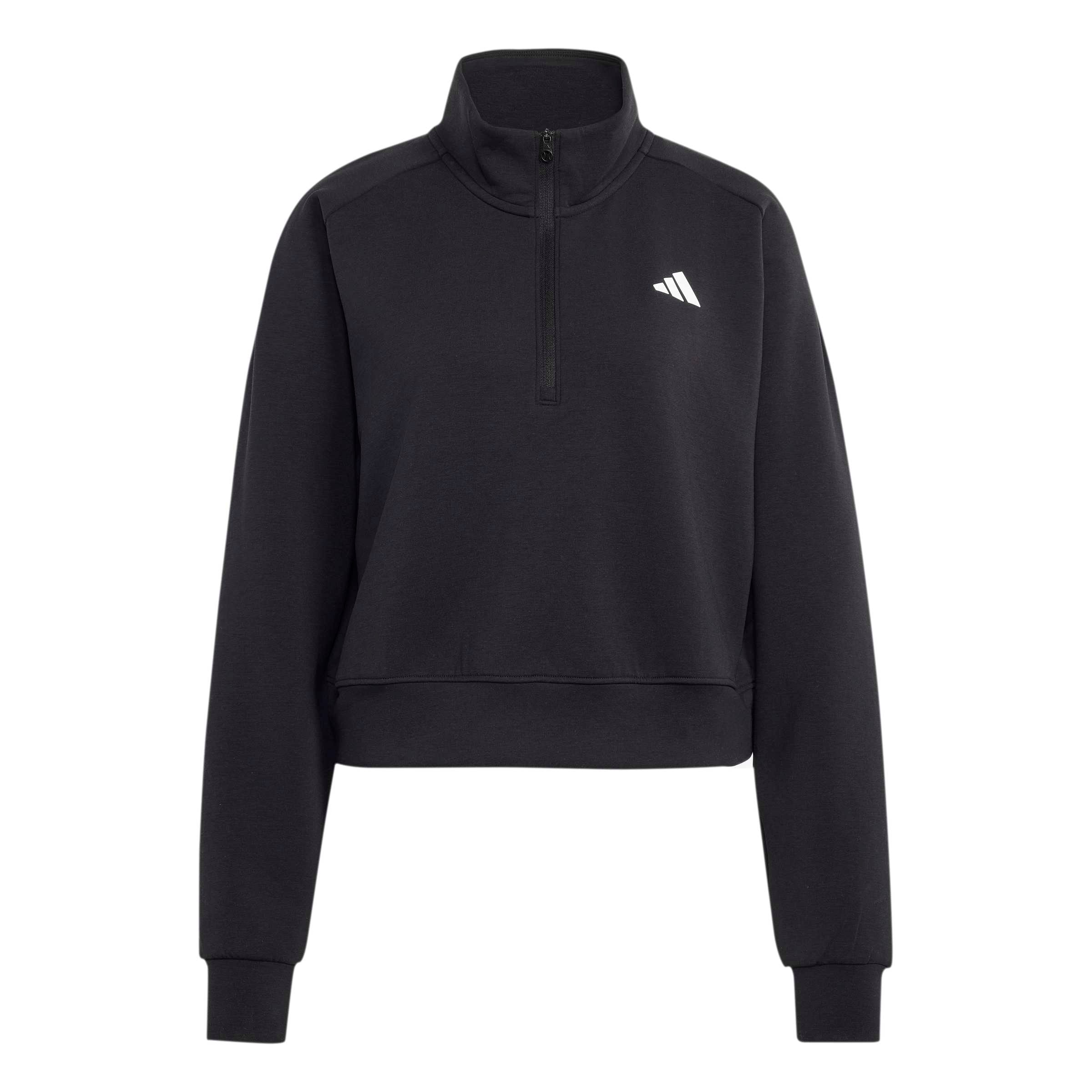 ADIDAS PERFORMANCE Αθλητική μπλούζα φούτερ σε μαύρο: μπροστά