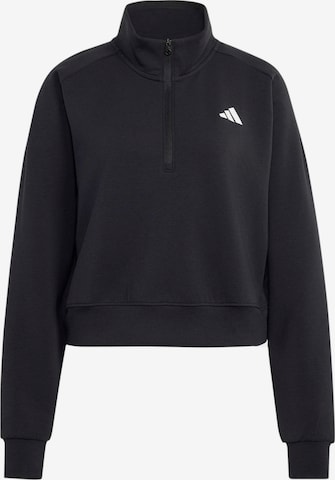 juoda ADIDAS PERFORMANCE Sportinio tipo megztinis: priekis