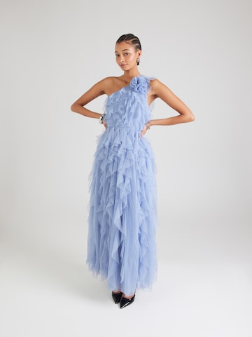 Robe de soirée Maya Deluxe en bleu : devant