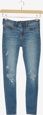 HOLLISTER Skinny Fit Jeans 25 x 26 in Blau: predná strana