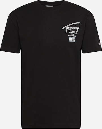 Tommy Jeans T-Shirt in Schwarz: predná strana