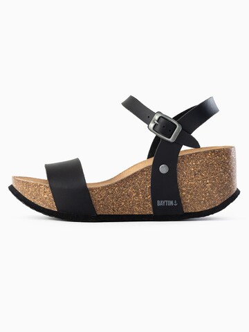 Bayton Sandaler 'Toledo' i sort: forside