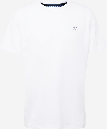 T-Shirt Hackett London en blanc : devant