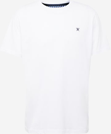 Hackett London Тениска в бяло: отпред