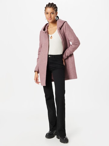 Manteau mi-saison 'Sedona' ONLY en rose