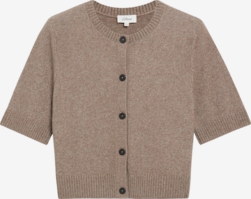 Cardigan s.Oliver en marron : devant