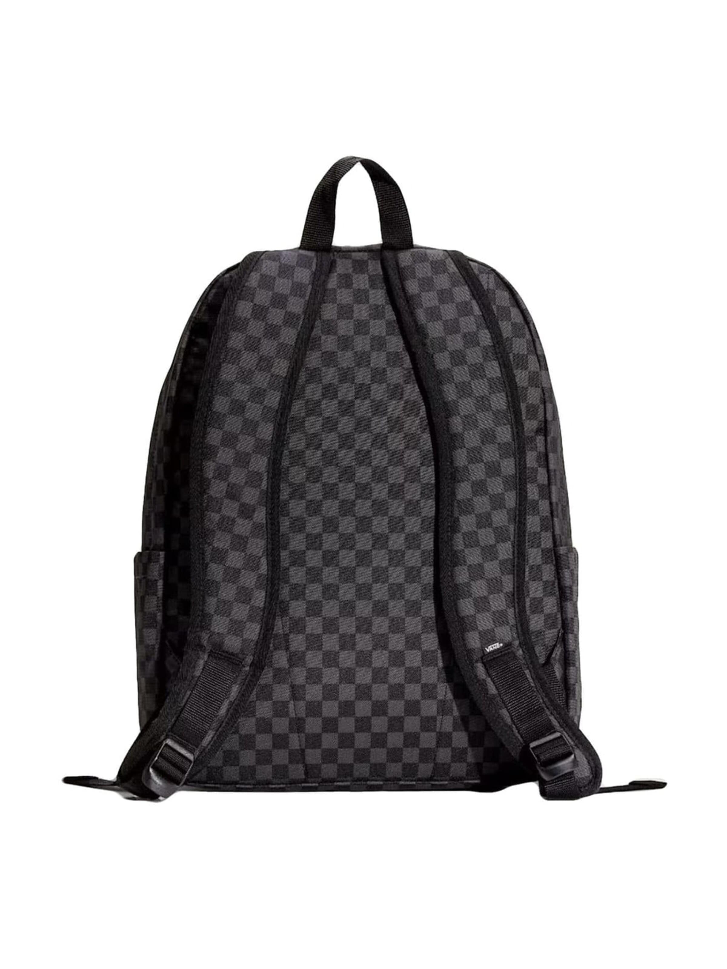 VANS Rucksack 'Old Skool Check Backpack Black / Charcoal'‌‌‌‌‌ in Grau