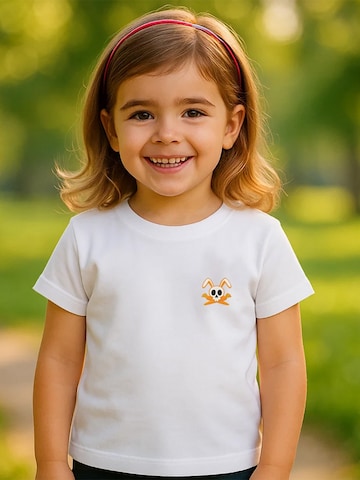 T-Shirt PAPATE en blanc