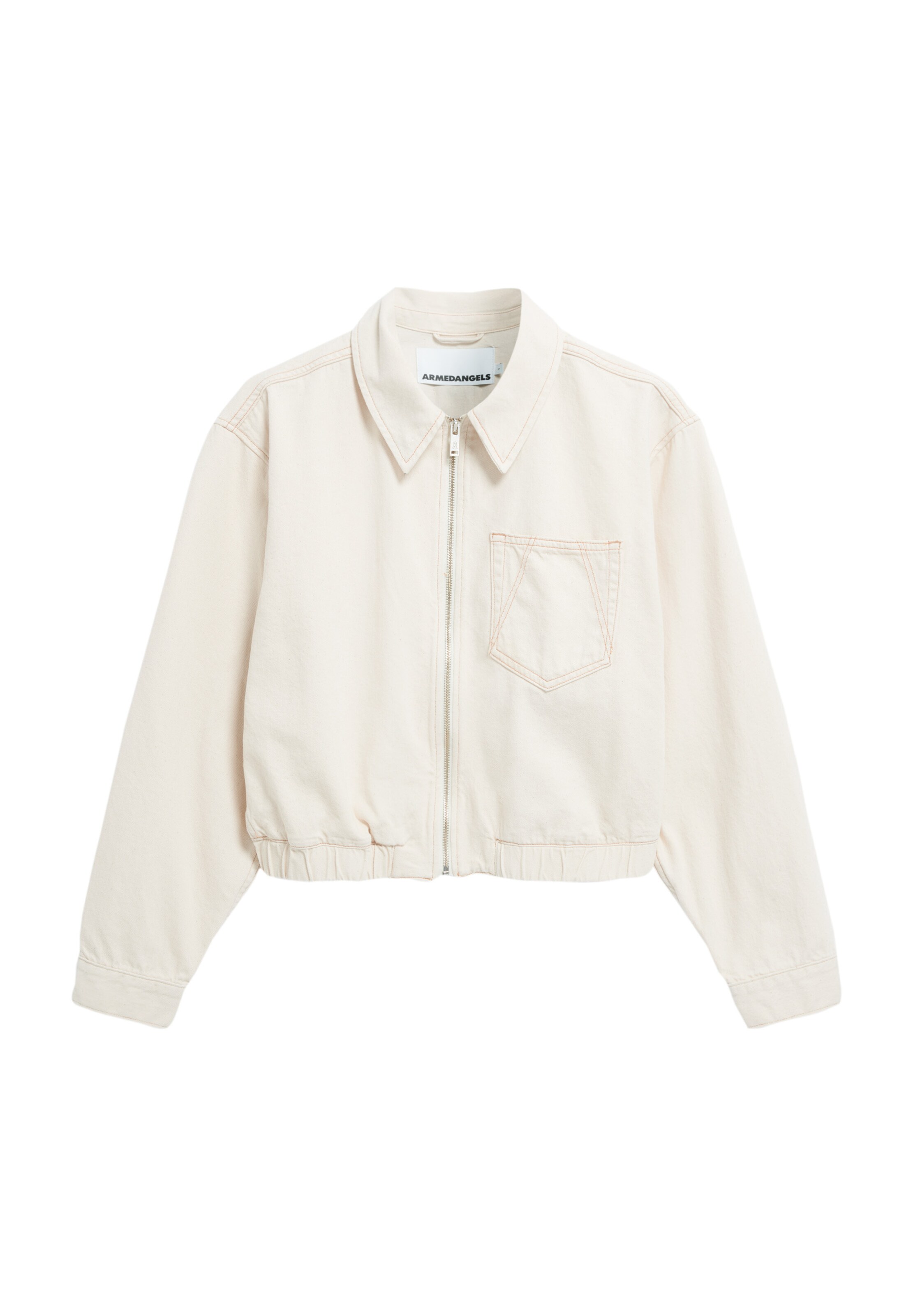 ARMEDANGELS Between-season jacket in Beige: front