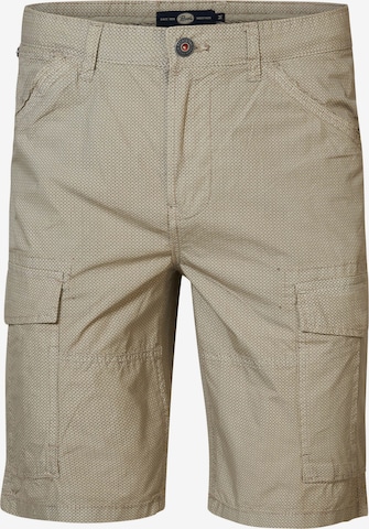 Petrol Industries - regular Pantalón cargo en beige: frente