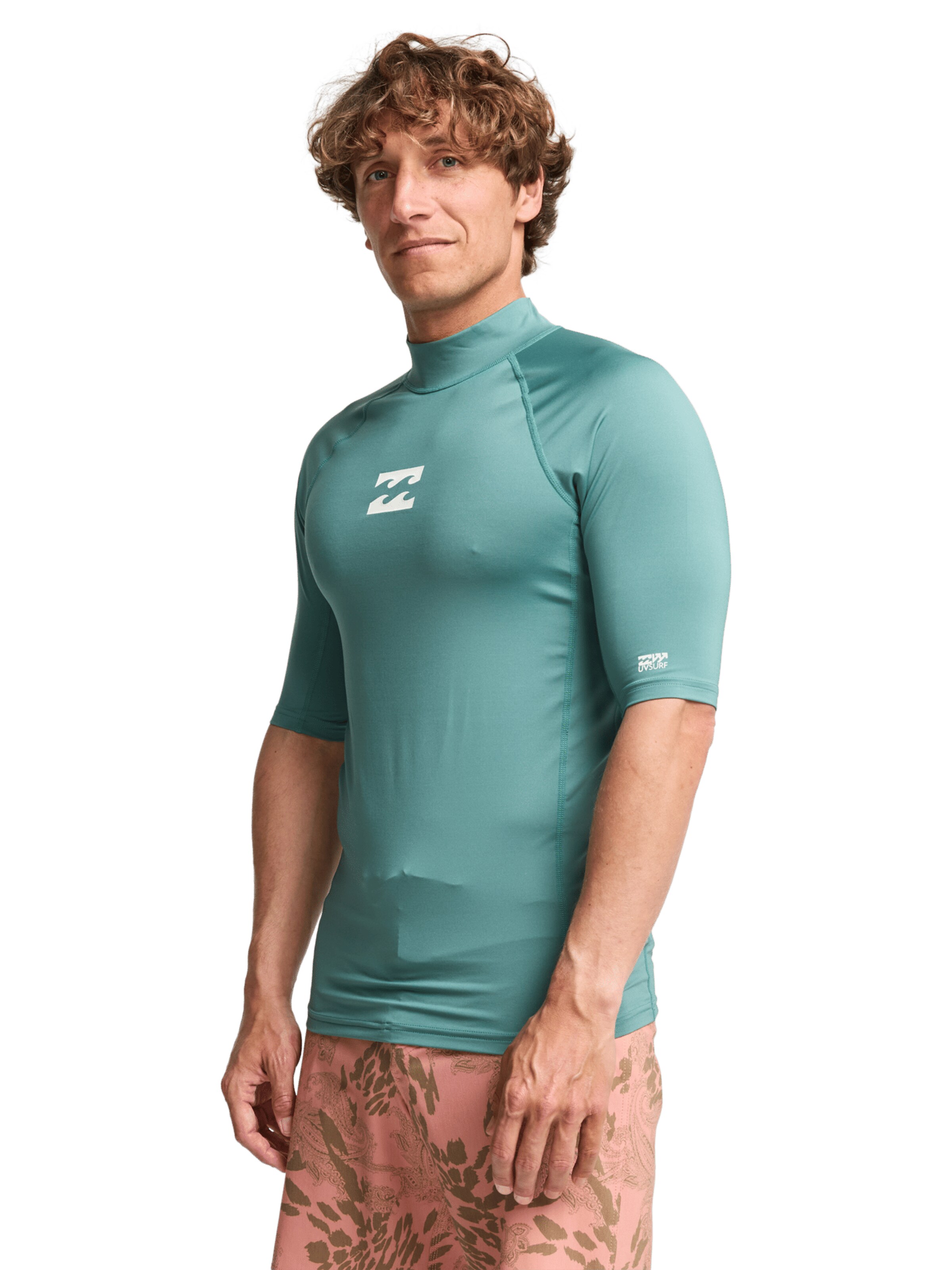 BILLABONG Performance Shirt 'Waves All Day' in Green