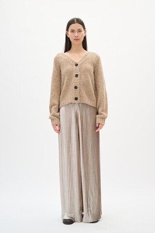 InWear Wide leg Pants 'FutureIW' in Silver
