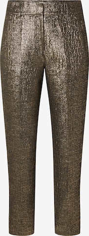 Coupe slim Pantalon à plis 'Violet Ria' SELECTED FEMME en or : devant