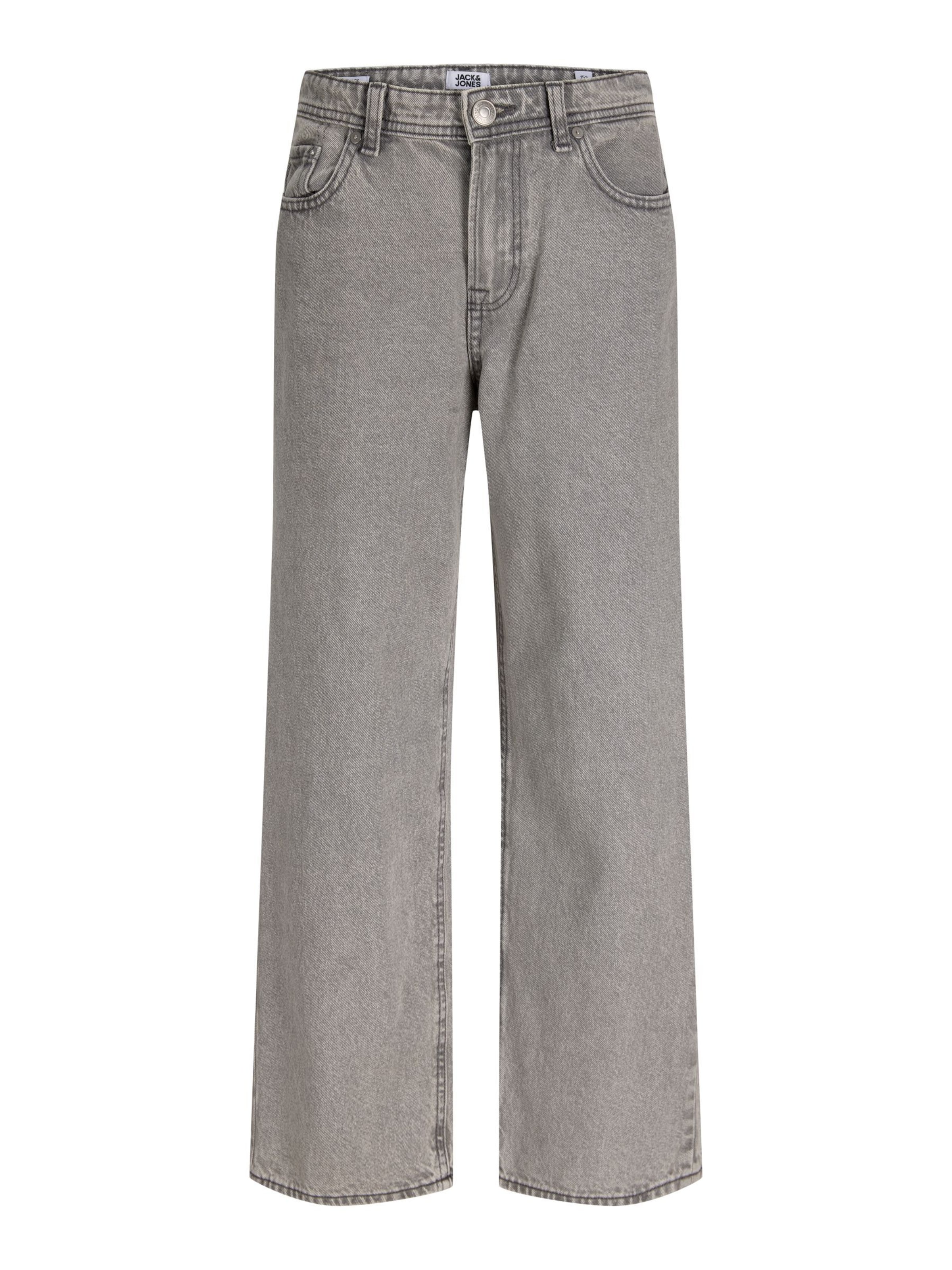 Baggy Jean 'JJIAlex' Jack & Jones Junior en gris : devant