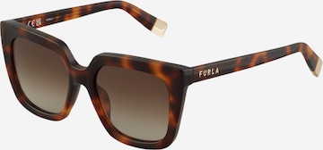 FURLA Sunglasses 'SFU776' in Brown: front