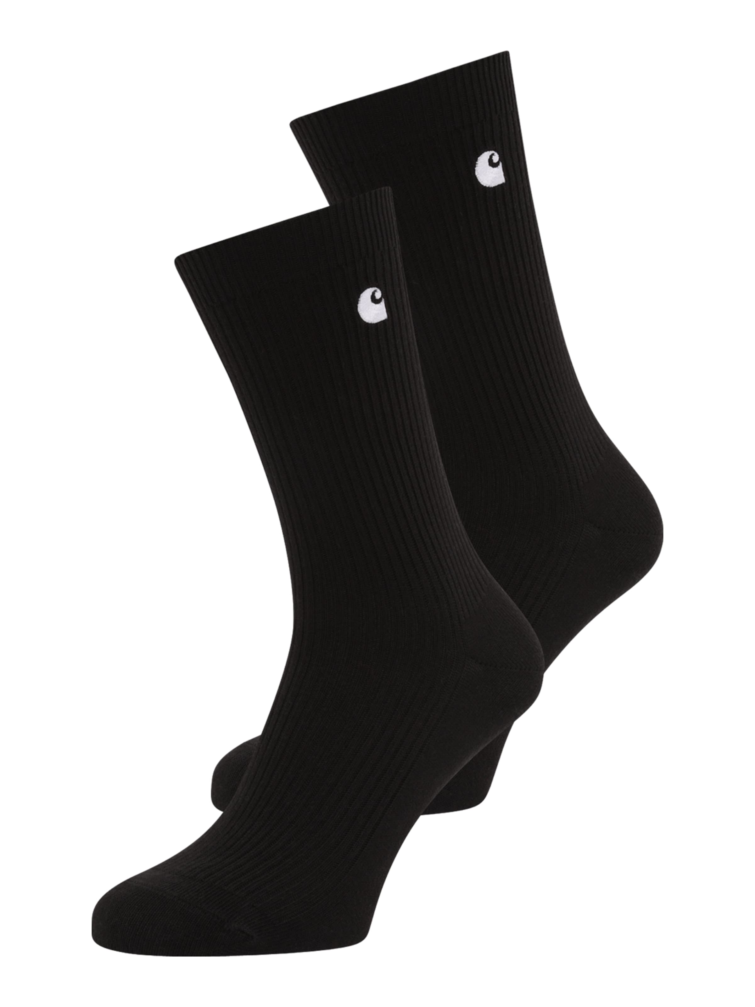 Carhartt WIP Къси чорапи 'Madison' в черно: отпред