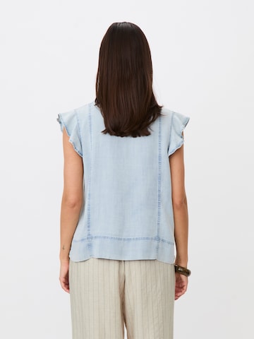 Chemisier 'MaDalali' Masai en bleu