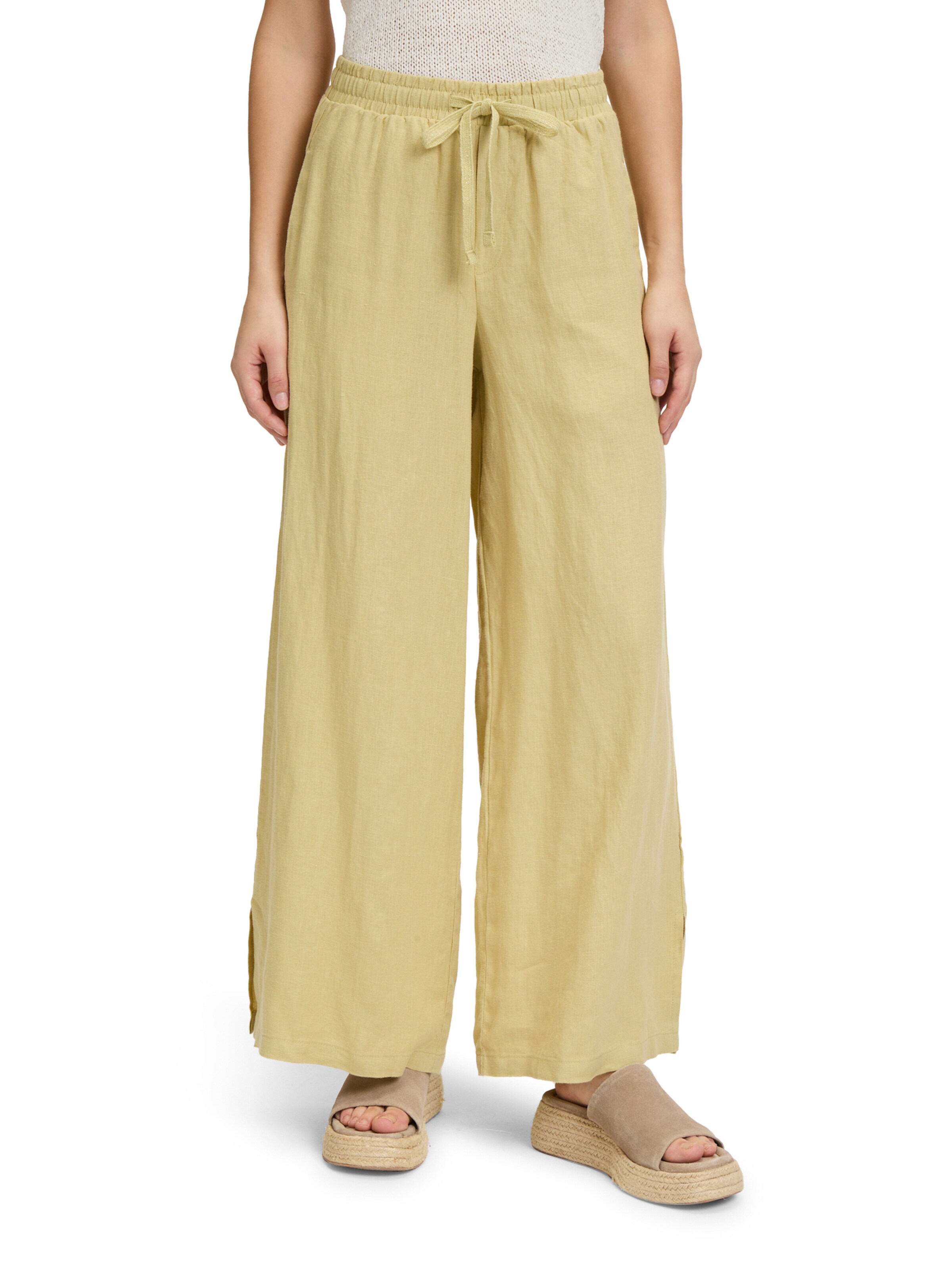 Loosefit Pantalon Cartoon en jaune : devant