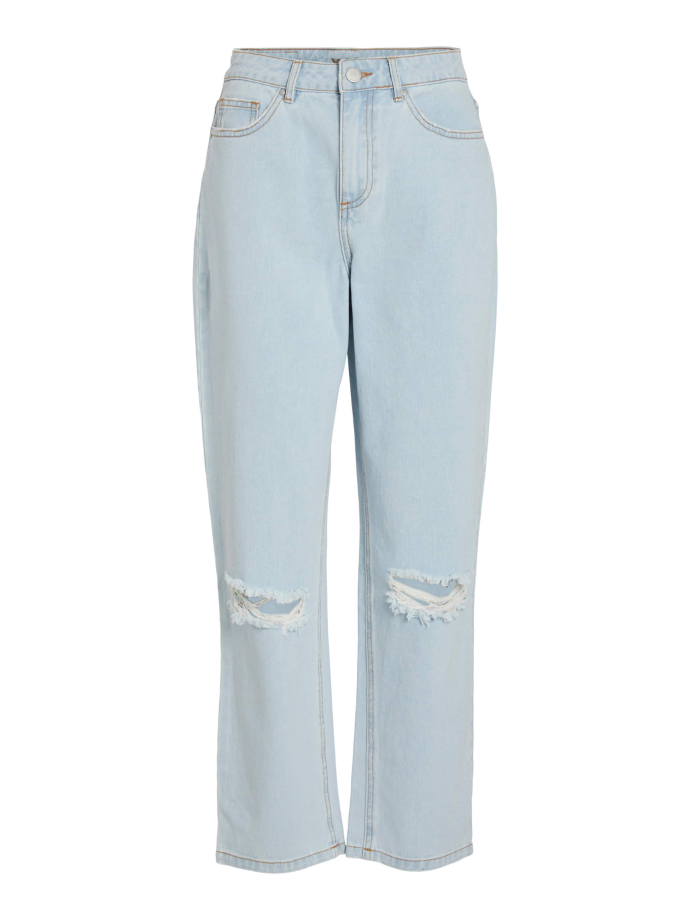 VILA Avar lõige Teksapüksid, värv sinine: eest vaates